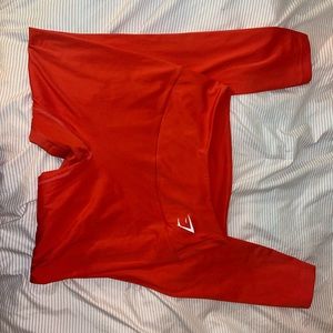 Red gymshark legging